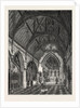 New Church in Tottenham Pars Wilts: View from the End of the Nave by Anonymous