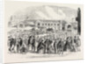 View of British Excursionists to Paris: Excursionists Leaving the Paris Station of the Great Northern Railway by Anonymous