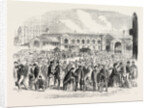 View of British Excursionists to Paris: Excursionists Leaving the Paris Station of the Great Northern Railway by Anonymous