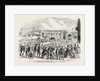 View of British Excursionists to Paris: Excursionists Leaving the Paris Station of the Great Northern Railway by Anonymous