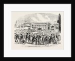 View of British Excursionists to Paris: Excursionists Leaving the Paris Station of the Great Northern Railway by Anonymous