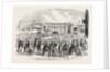 View of British Excursionists to Paris: Excursionists Leaving the Paris Station of the Great Northern Railway by Anonymous