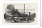 Explosion at the Government Gunpowder-Works Near Waltham: The Powder-Mills after the Explosion by Anonymous