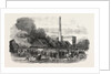 Explosion at the Government Gunpowder-Works Near Waltham: The Powder-Mills after the Explosion by Anonymous