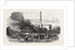 Explosion at the Government Gunpowder-Works Near Waltham: The Powder-Mills after the Explosion by Anonymous