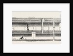 New Subway King Street Covent Garden London: Longitudinal Section of the Subway UK by Anonymous