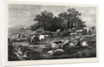 The Arrival at the Fair: A Scene in Auvergne by Anonymous