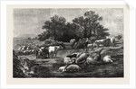 The Arrival at the Fair: A Scene in Auvergne by Anonymous