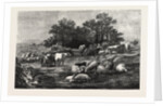 The Arrival at the Fair: A Scene in Auvergne by Anonymous