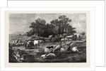 The Arrival at the Fair: A Scene in Auvergne by Anonymous