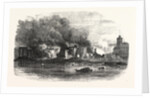 The Great Fire in Southwark: Scene at Cotton's Wharf at Midday UK by Anonymous