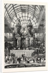The Crystal Palace at Sydenham: The Egyptian Avenue: Colossal Figures from Aboo Simbel 1854 by Anonymous