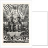 The Crystal Palace at Sydenham: The Egyptian Avenue: Colossal Figures from Aboo Simbel 1854 by Anonymous