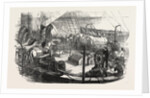 Shipping Artillery Horses at Calais for the French Expeditionary Force to the Baltic 1854 by Anonymous