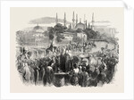 Procession of the Sultan at the Festival of the Bairam Constantinople Istanbul 1854 by Anonymous