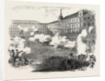 The Insiurrection in Madrid Conflict in the Plaza Mayor Spain 1854 by Anonymous