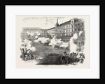 The Insiurrection in Madrid Conflict in the Plaza Mayor Spain 1854 by Anonymous