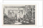 The Crystal Palace: The Egyptian Court Entrance to the Tomb of Beni Hassan 1854 by Anonymous