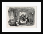 Scene from the New Drama of the Old Chateau at the Haymarket Theatre London UK 1854 by Anonymous