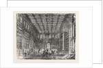 The New Houses of Parliament: Library of the House of Commons UK 1854 London by Anonymous
