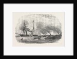 Destruction of Sulineh at the Mouth of the Danube 1854 by Anonymous