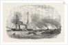 Destruction of Sulineh at the Mouth of the Danube 1854 by Anonymous