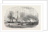 Destruction of Sulineh at the Mouth of the Danube 1854 by Anonymous