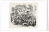 The 5th (French) Regiment of the Line Passing Through the Porte Des Dunes on Their Way to the Camp of Boulogne 1854 by Anonymous