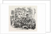 The 5th (French) Regiment of the Line Passing Through the Porte Des Dunes on Their Way to the Camp of Boulogne 1854 by Anonymous