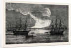 Conflagration at Varna 1854 by Anonymous