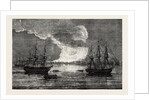 Conflagration at Varna 1854 by Anonymous