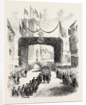 Procession to the Laying of the Foundation Stone of the New Church of St. Thomas Newport Isle of Wight 1854 by Anonymous