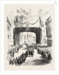 Procession to the Laying of the Foundation Stone of the New Church of St. Thomas Newport Isle of Wight 1854 by Anonymous