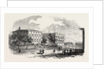 The French Military Barracks Outside Pera 1854 by Anonymous