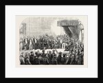 Opening of the Cape Parliament in the State Room Cape Town 1854 South Africa by Anonymous