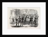 Fraternization of the British Horse Guards and the French Cent Gardes at Boulogne Drinking Her Majesty's Health. 1854 by Anonymous