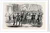 Fraternization of the British Horse Guards and the French Cent Gardes at Boulogne Drinking Her Majesty's Health. 1854 by Anonymous