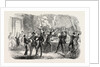 Fraternization of the British Horse Guards and the French Cent Gardes at Boulogne Drinking Her Majesty's Health. 1854 by Anonymous