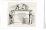Monument to the Late Rev. Dr. Butler in Harrow Church 1854 by Anonymous