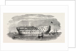Russian Prisoners at Sheerness: The Devonshire Prison-Ship at Sheerness 1854 by Anonymous