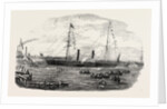 Launch of the Australian Steamship Pacific at Millwall 1854 by Anonymous