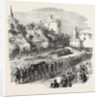 Funeral of the Late Marquis of Ormonde. The Procession Leaving Kilkenny Castle 1854 by Anonymous
