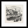 Funeral of the Late Marquis of Ormonde. The Procession Leaving Kilkenny Castle 1854 by Anonymous
