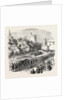 Funeral of the Late Marquis of Ormonde. The Procession Leaving Kilkenny Castle 1854 by Anonymous