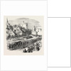 Funeral of the Late Marquis of Ormonde. The Procession Leaving Kilkenny Castle 1854 by Anonymous