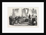 Her Majesty's Visit to Hull and Grimsby: Presentation of Addresses to Her Majesty at the Station Hotel Hull 1854 by Anonymous