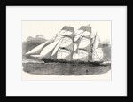 The Sunderland Clipper Barque Flying Dragon 1854 by Anonymous