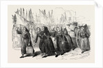 Boulogne Fishwomen Carrying the Luggage of the Nurses for the East 1854 by Anonymous