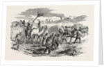 The Crimean War: The Road to Sebastopol: Commissariat Waggons Conveyance of Fascines 1854 by Anonymous