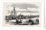 The Crimean War: Siege of Sebastopol: Preparing a Train for the Trenches 1854 by Anonymous